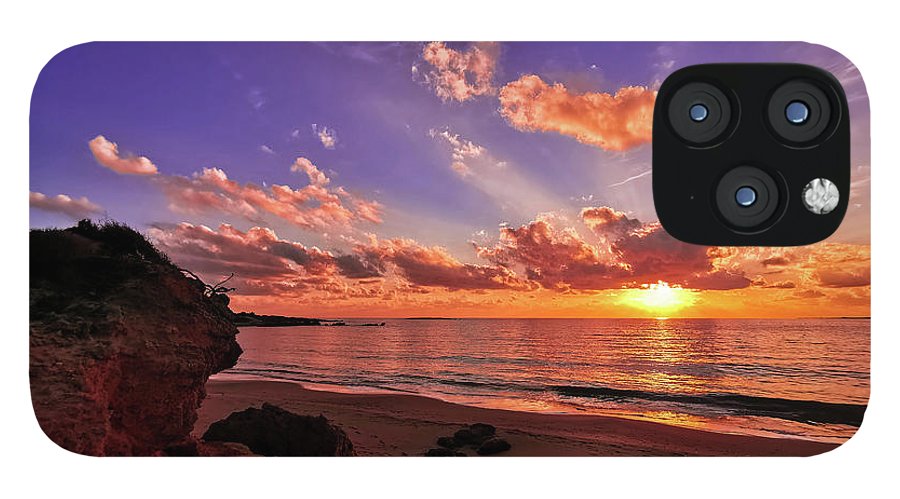 Sunset Against The Clouds - Phone Case - Enet Images