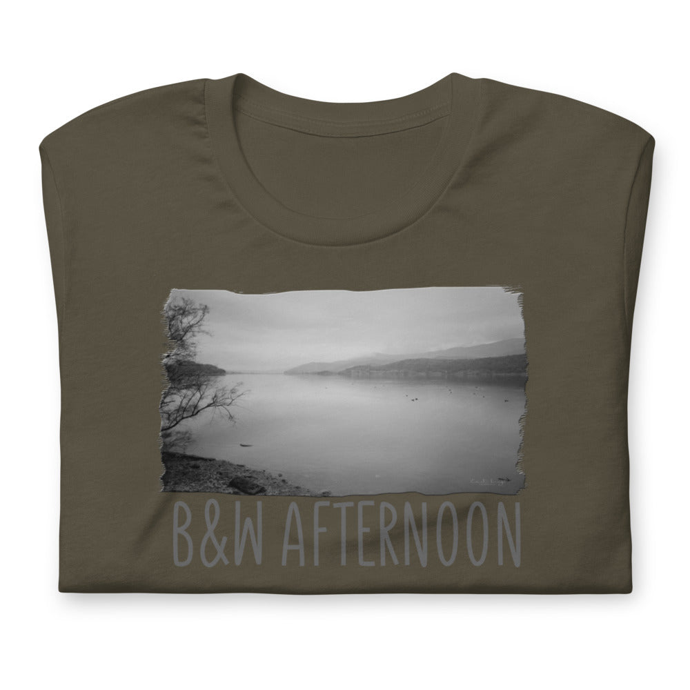 Short-Sleeve Unisex T-Shirt/B&W Afternoon/Personalized - Enet Images