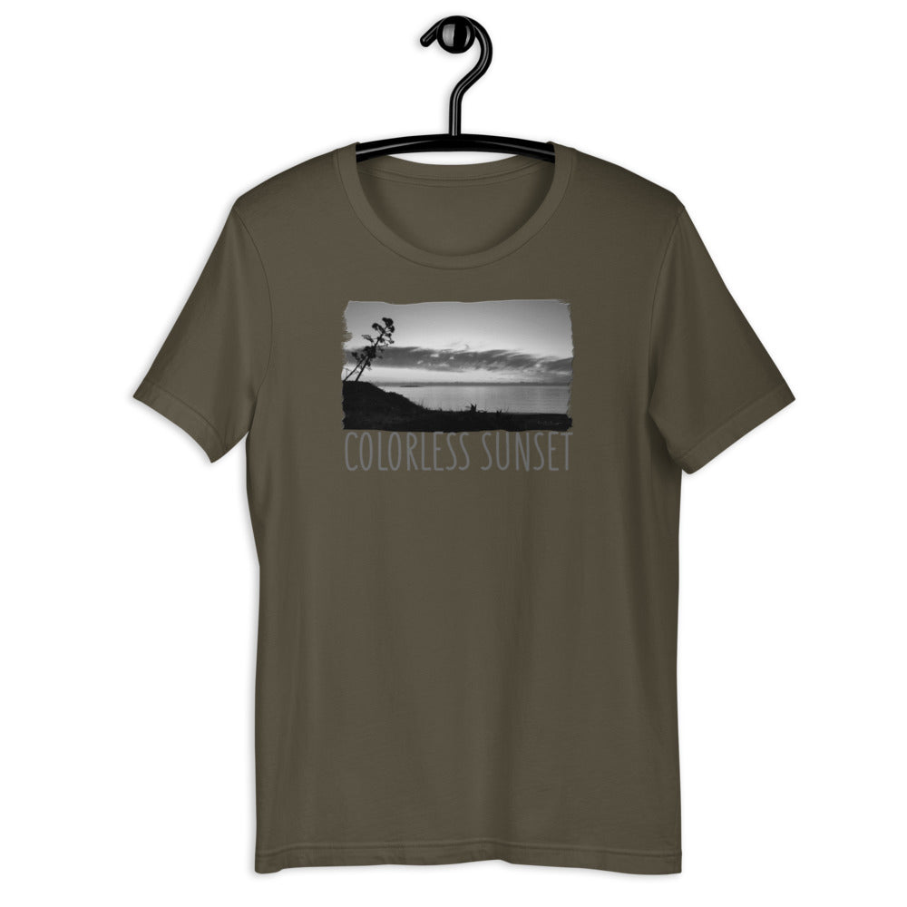 Short-Sleeve Unisex T-Shirt/Colorless Sunset/Personalized - Enet Images