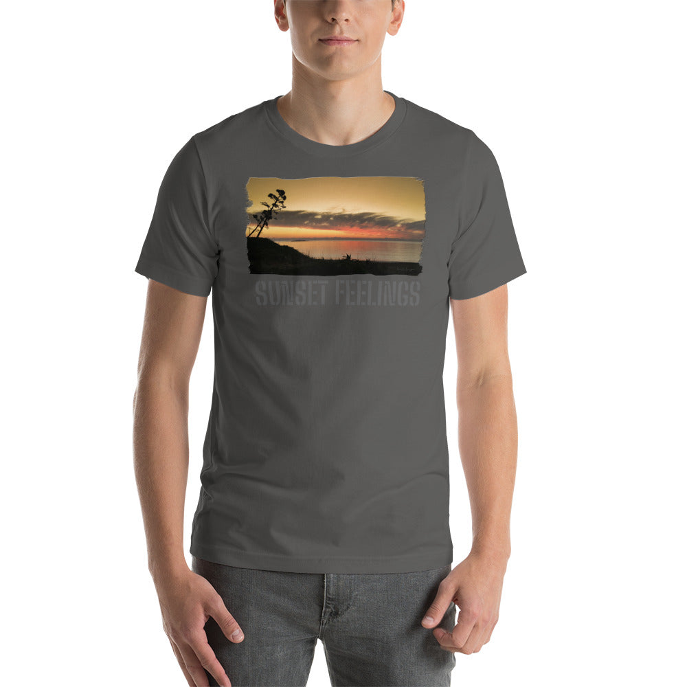 Short-Sleeve Unisex T-Shirt/Sunset Feelings/Personalized - Enet Images