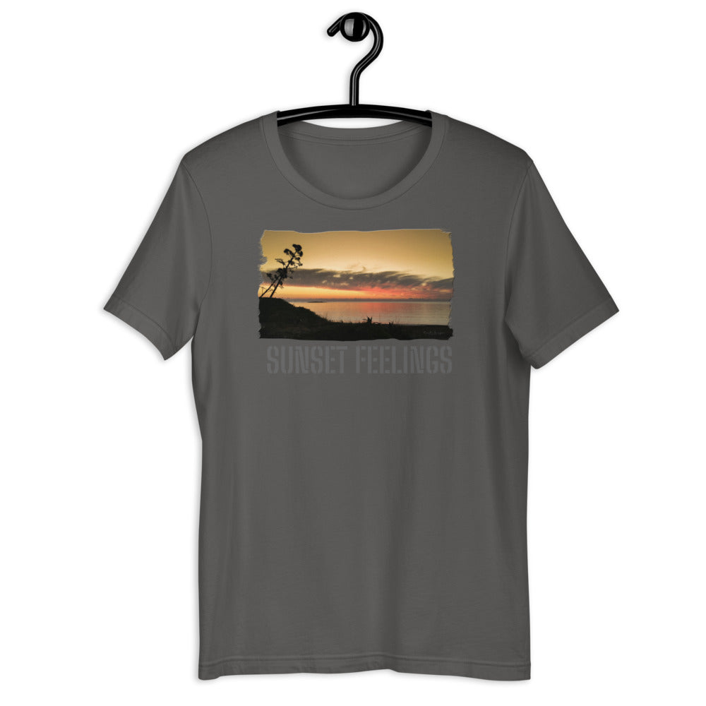 Short-Sleeve Unisex T-Shirt/Sunset Feelings/Personalized - Enet Images