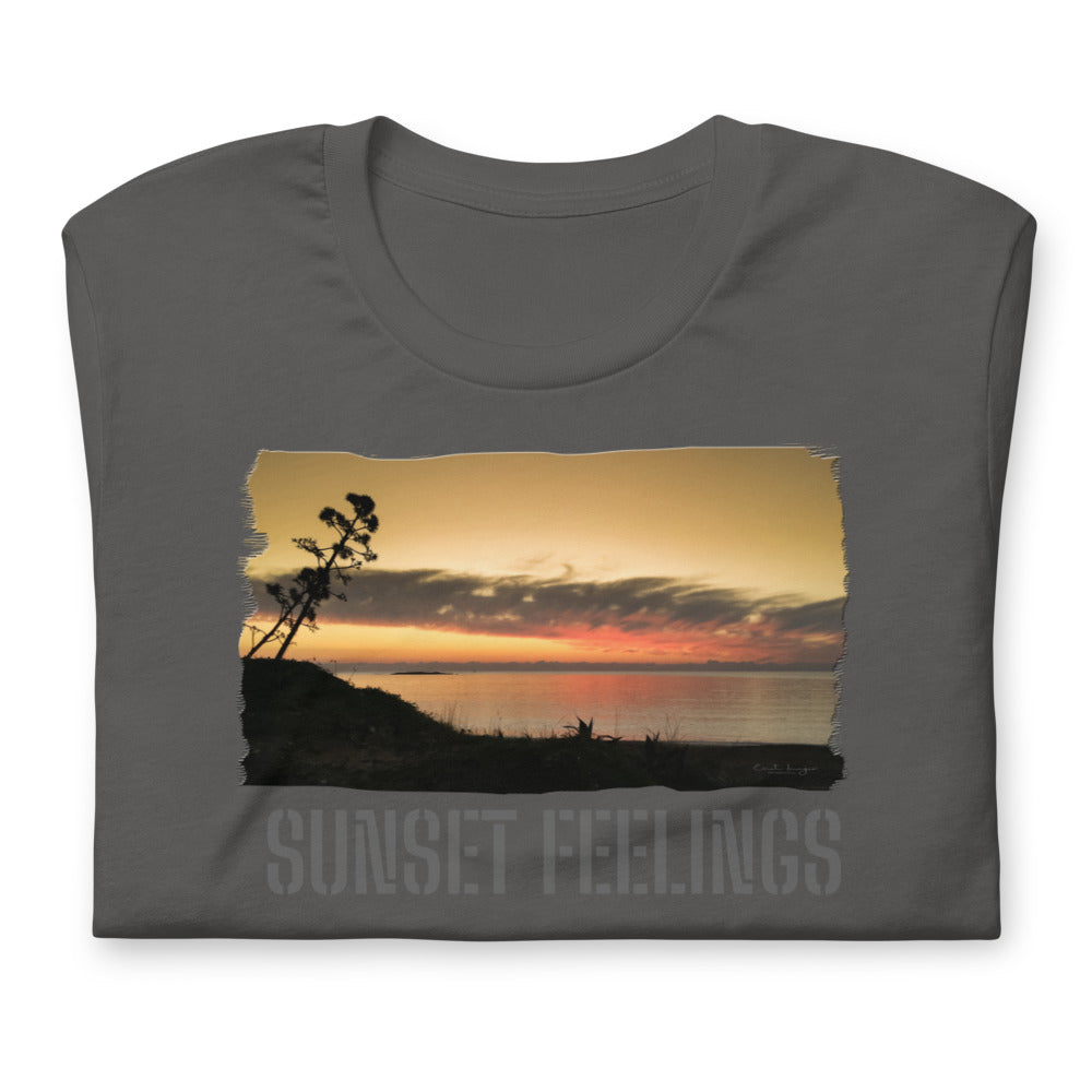 Short-Sleeve Unisex T-Shirt/Sunset Feelings/Personalized - Enet Images