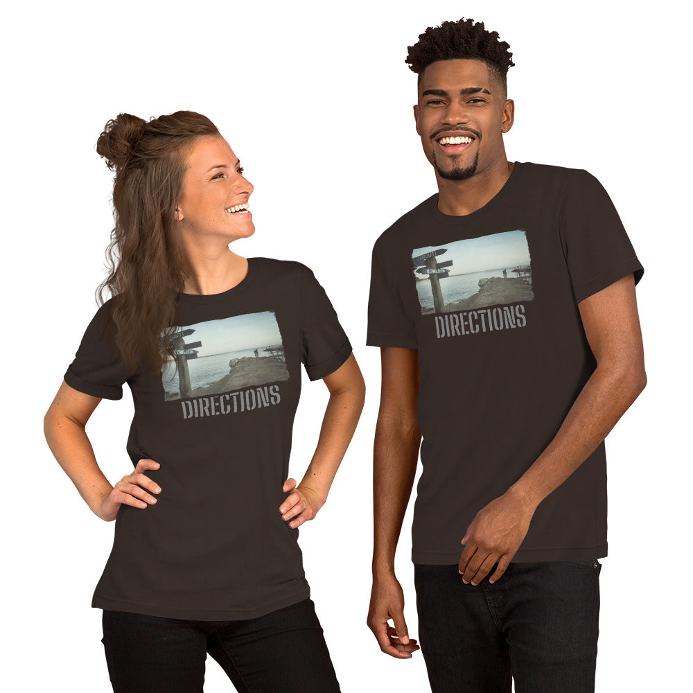 Short-Sleeve Unisex T-Shirt/Directions/Personalized - Enet Images