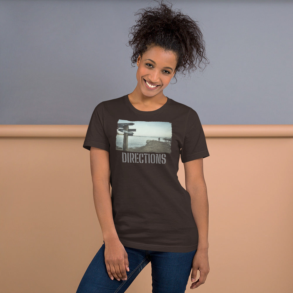 Short-Sleeve Unisex T-Shirt/Directions/Personalized - Enet Images