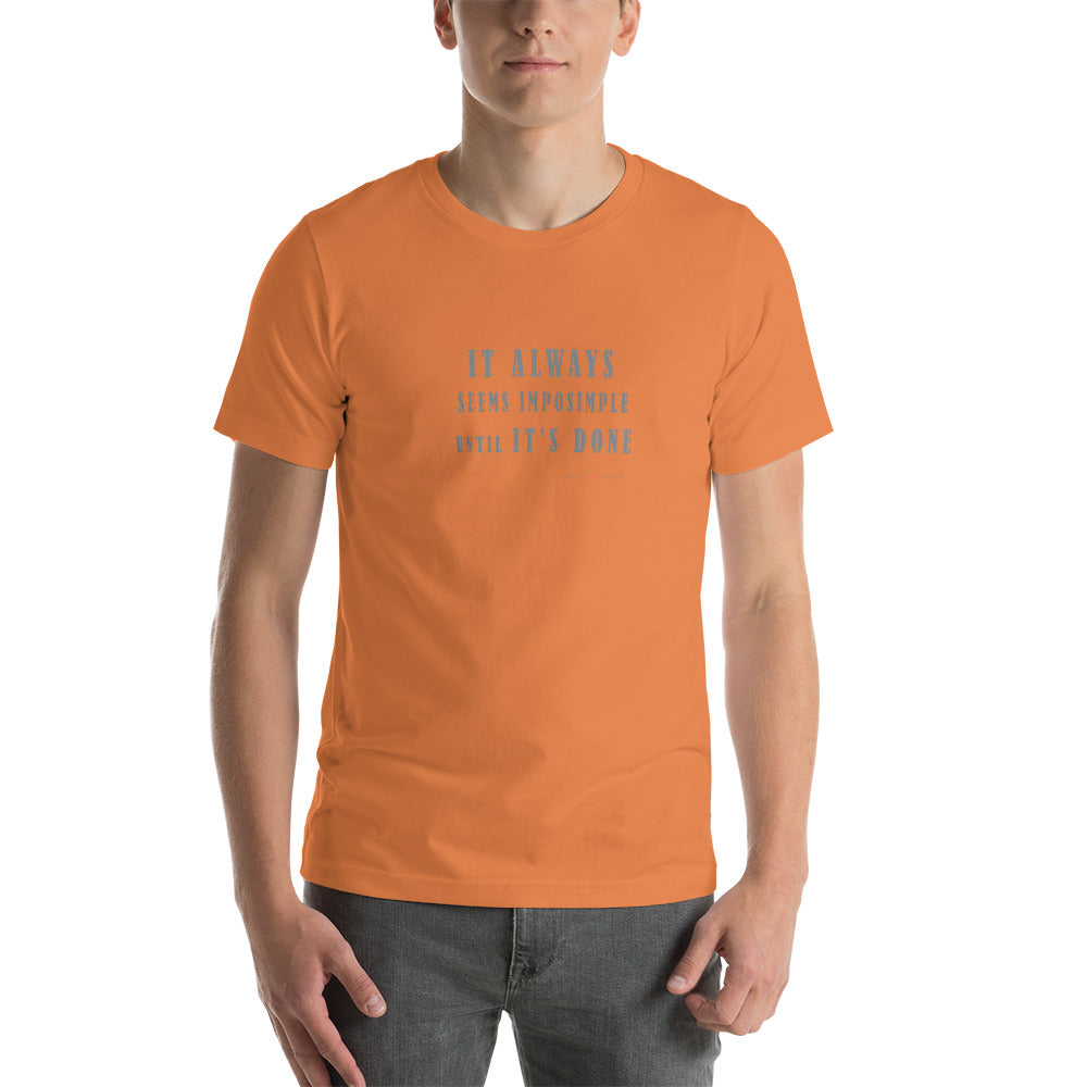 Short-Sleeve Unisex T-Shirt/It always - Enet Images