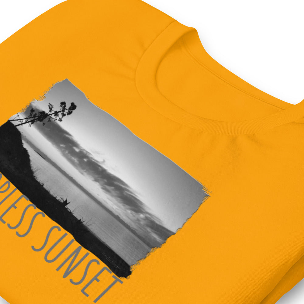 Short-Sleeve Unisex T-Shirt/Colorless Sunset/Personalized - Enet Images