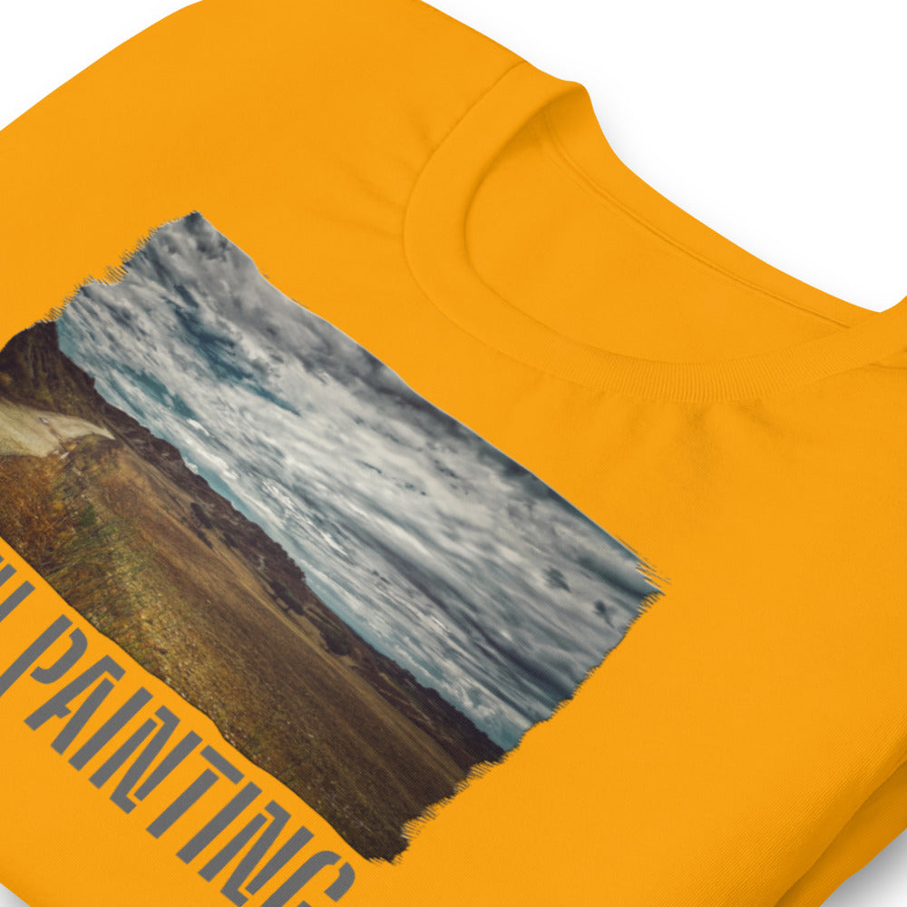 Short-Sleeve Unisex T-Shirt/Earth Painting/Personalized - Enet Images