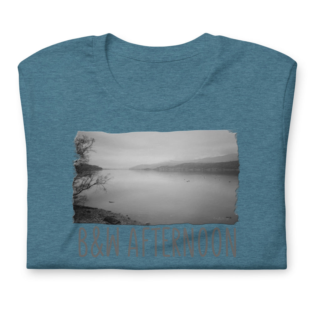 Short-Sleeve Unisex T-Shirt/B&W Afternoon/Personalized - Enet Images