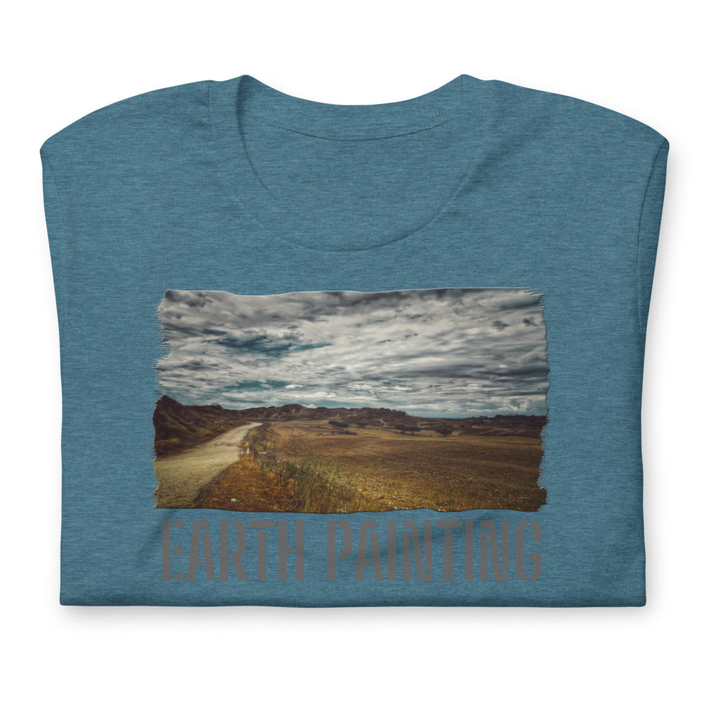 Short-Sleeve Unisex T-Shirt/Earth Painting/Personalized - Enet Images