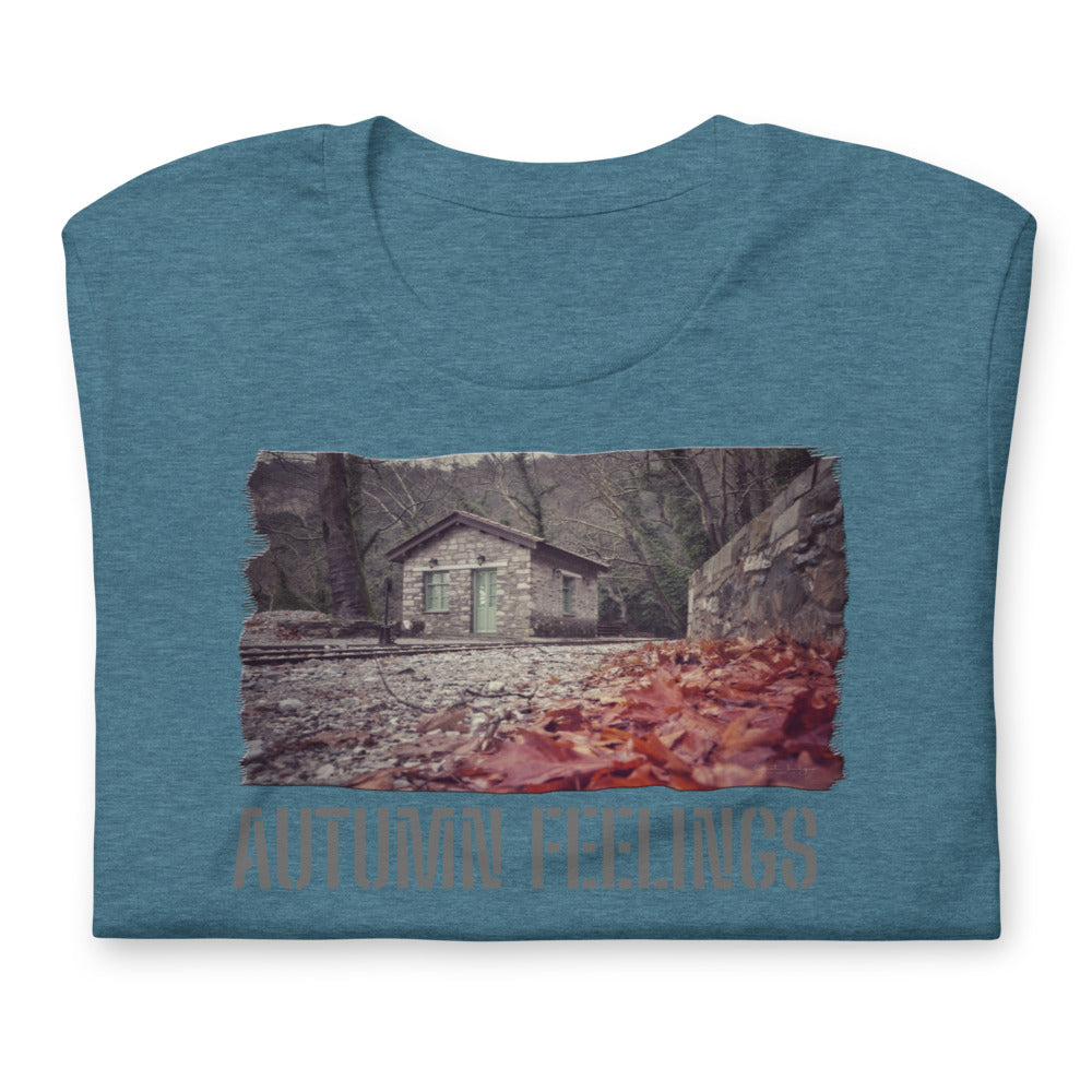 Short-Sleeve Unisex T-Shirt/Autumn Feelings/Personalized - Enet Images