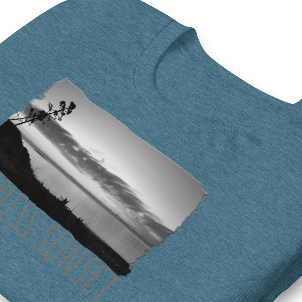 Short-Sleeve Unisex T-Shirt/Colorless Sunset/Personalized - Enet Images