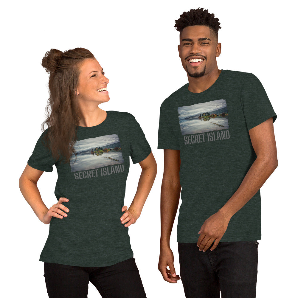 Short-Sleeve Unisex T-Shirt/Secret Island/Personalized - Enet Images