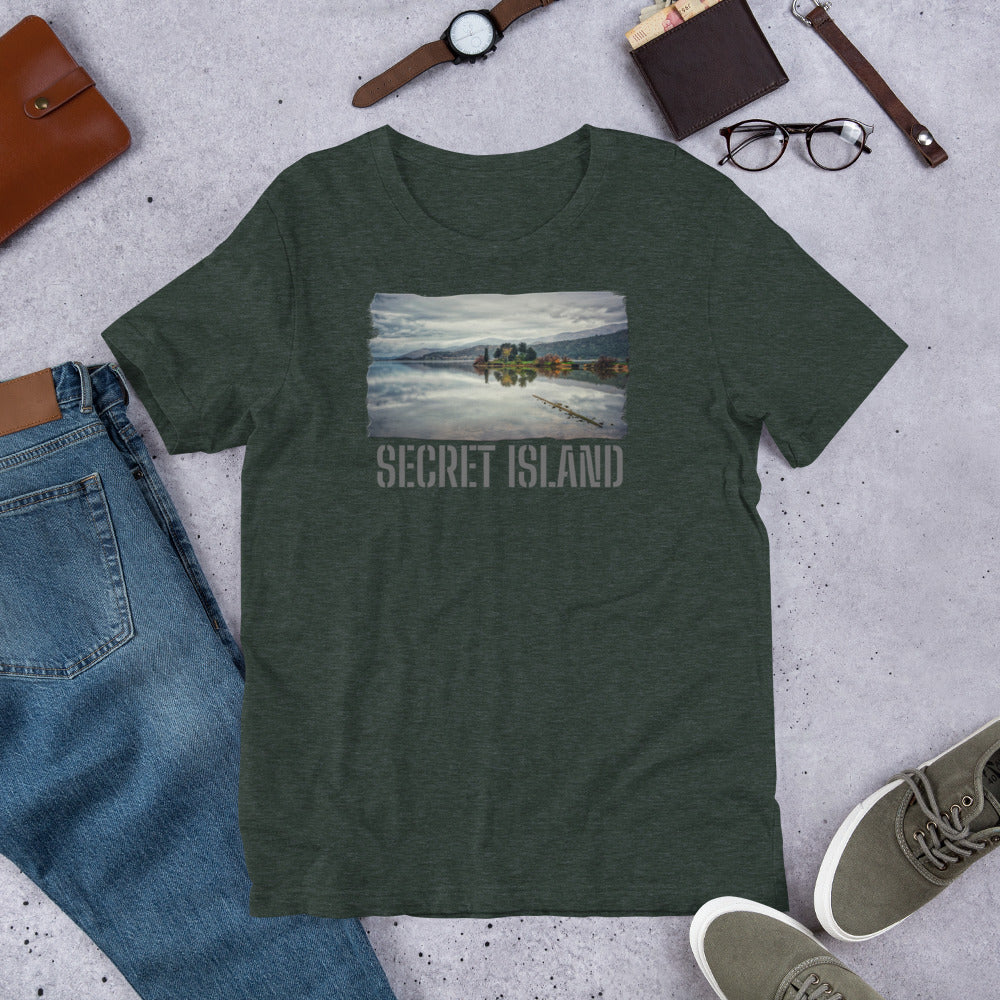 Short-Sleeve Unisex T-Shirt/Secret Island/Personalized - Enet Images