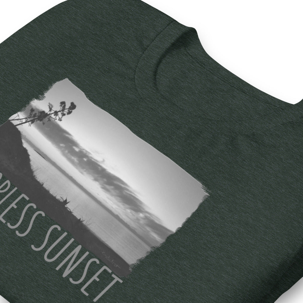 Short-Sleeve Unisex T-Shirt/Colorless Sunset/Personalized - Enet Images