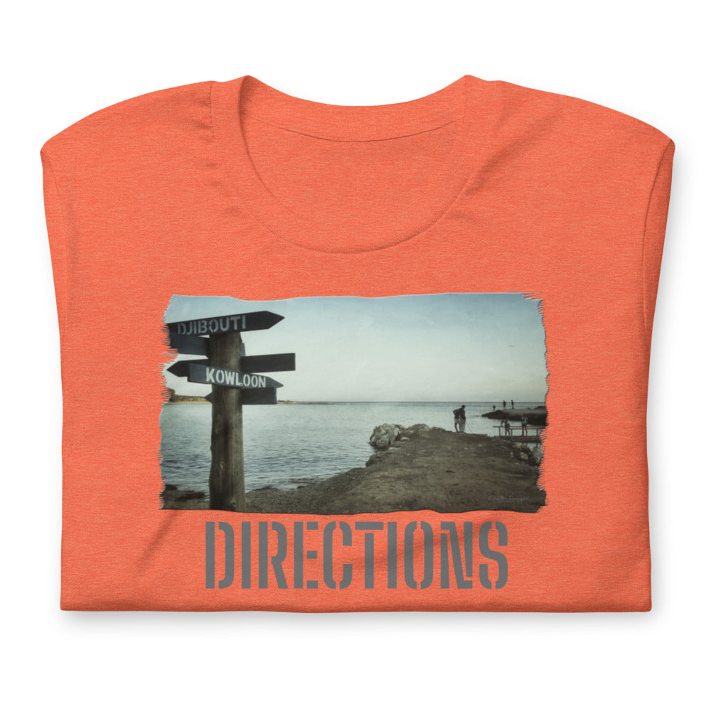 Short-Sleeve Unisex T-Shirt/Directions/Personalized - Enet Images