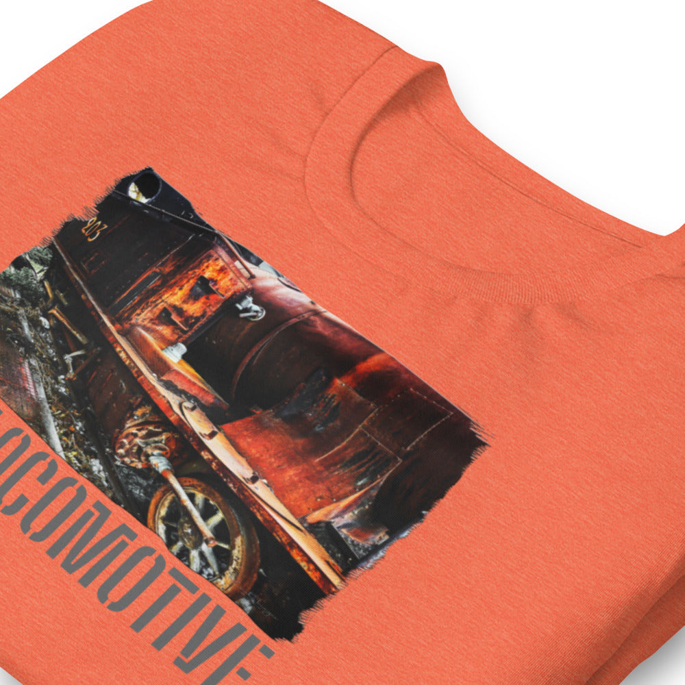 Short-Sleeve Unisex T-Shirt/Old Locomotive/Personalized - Enet Images