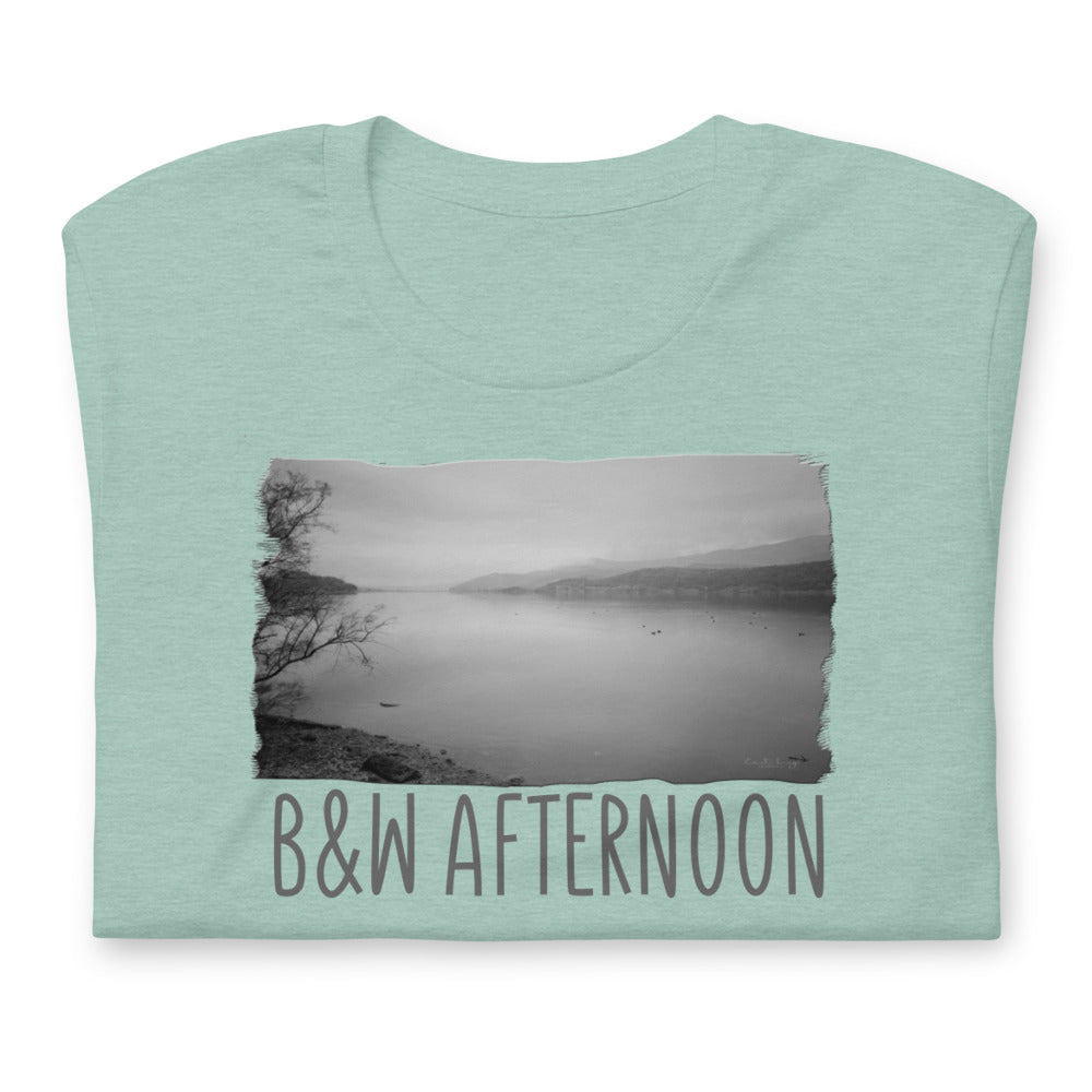Short-Sleeve Unisex T-Shirt/B&W Afternoon/Personalized - Enet Images