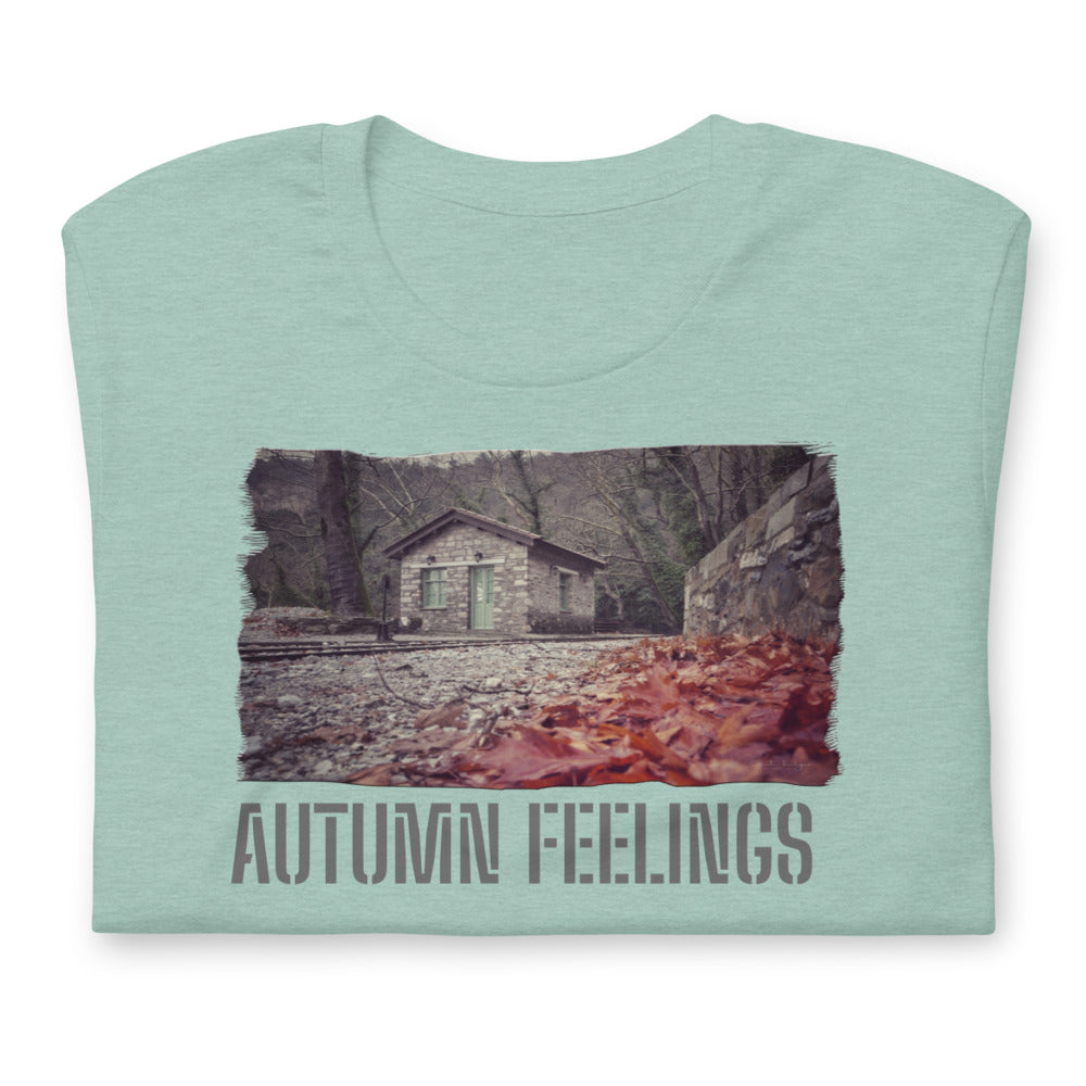 Short-Sleeve Unisex T-Shirt/Autumn Feelings/Personalized - Enet Images