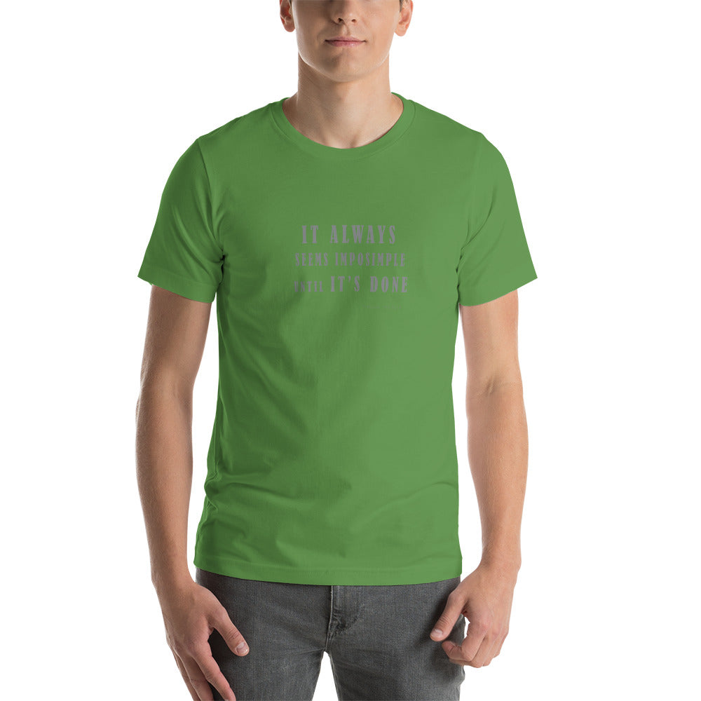 Short-Sleeve Unisex T-Shirt/It always - Enet Images