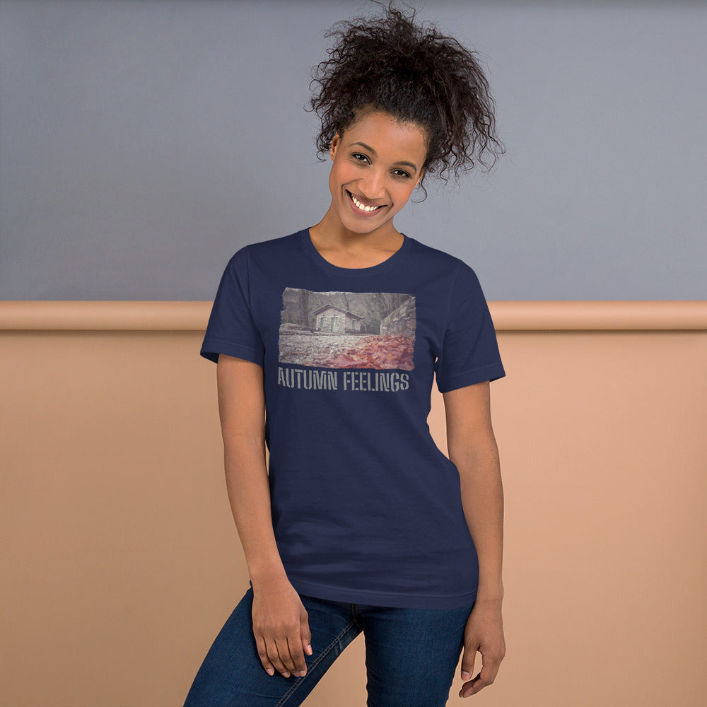 Short-Sleeve Unisex T-Shirt/Autumn Feelings/Personalized - Enet Images