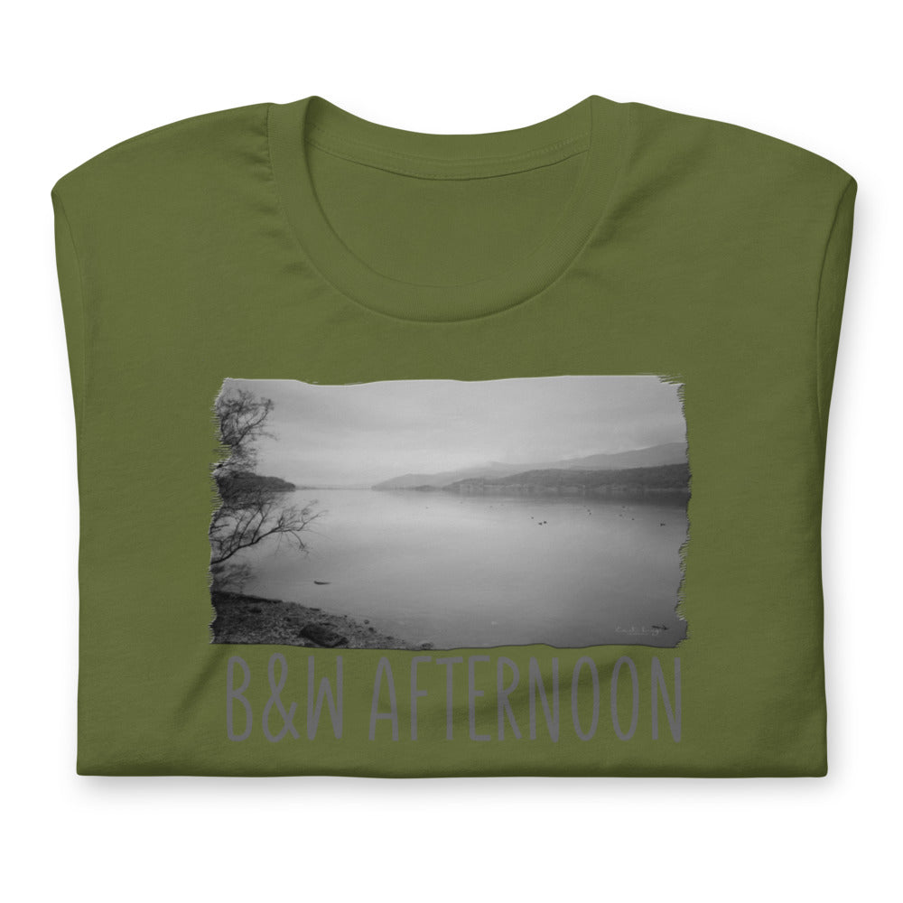 Short-Sleeve Unisex T-Shirt/B&W Afternoon/Personalized - Enet Images