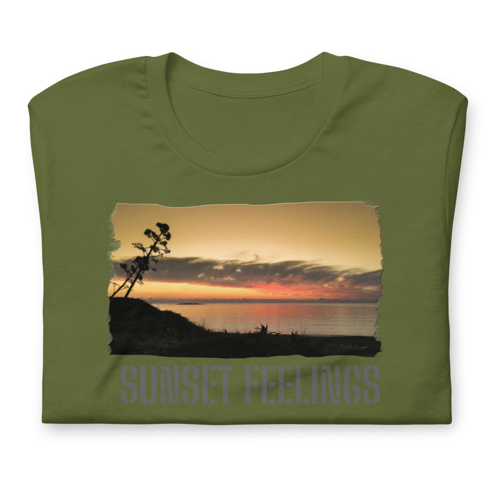 Short-Sleeve Unisex T-Shirt/Sunset Feelings/Personalized - Enet Images