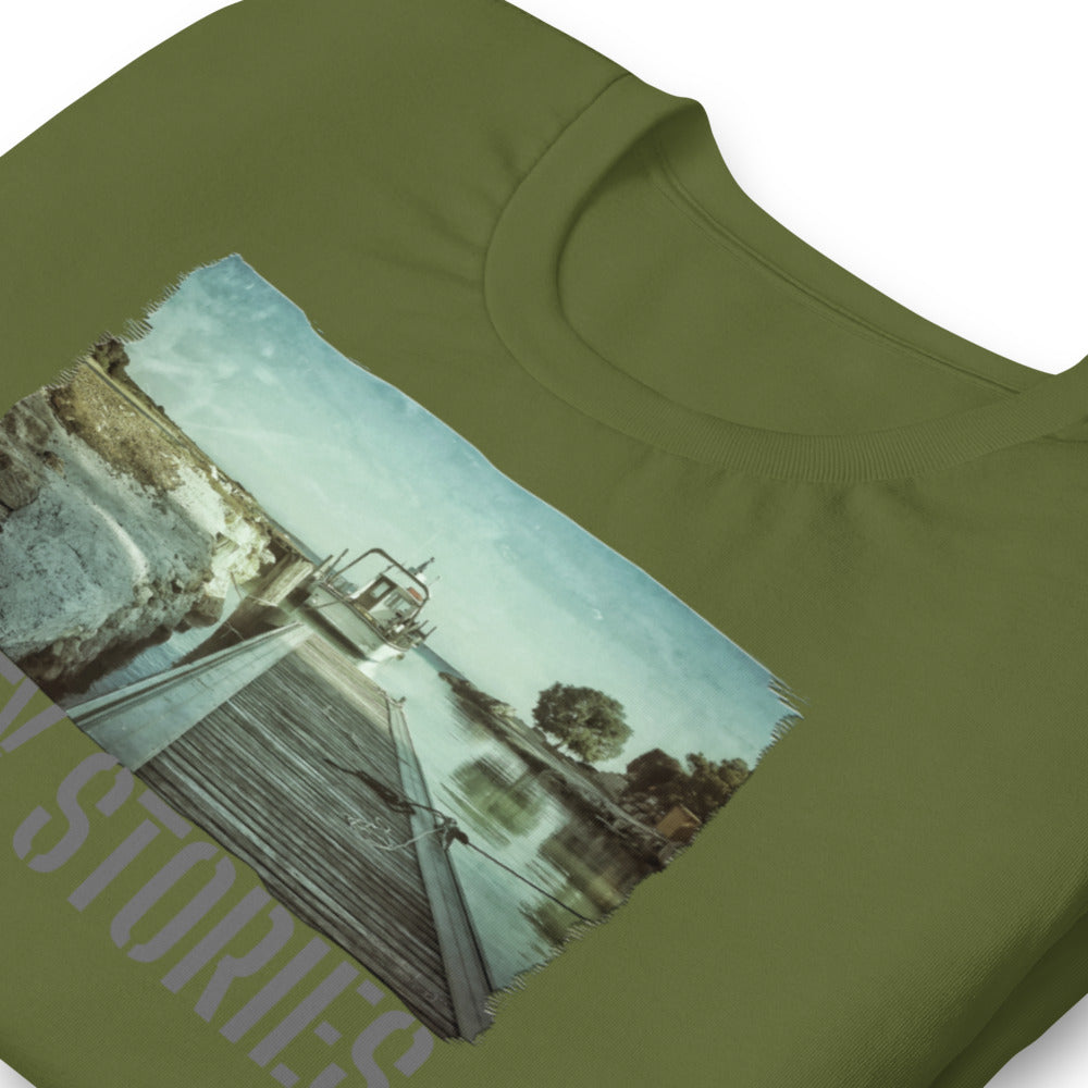 Short-Sleeve Unisex T-Shirt/Jetty Stories/Personalized - Enet Images