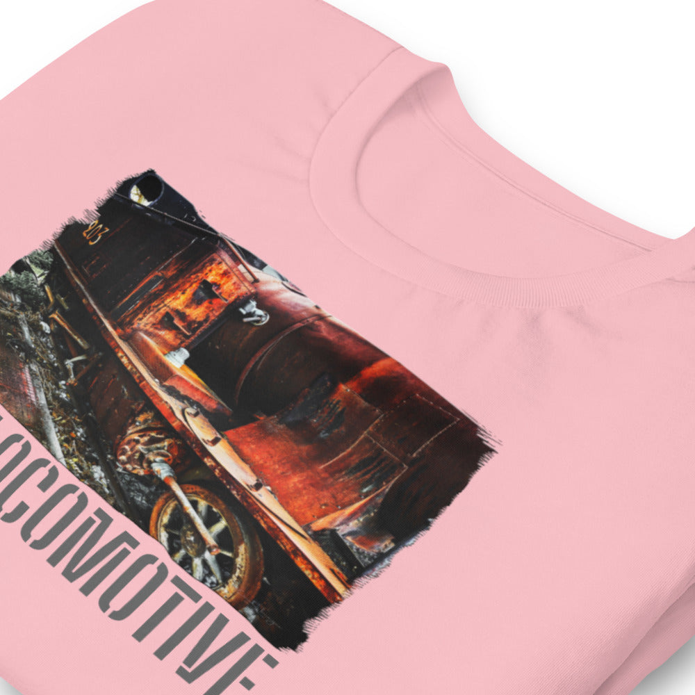 Short-Sleeve Unisex T-Shirt/Old Locomotive/Personalized - Enet Images
