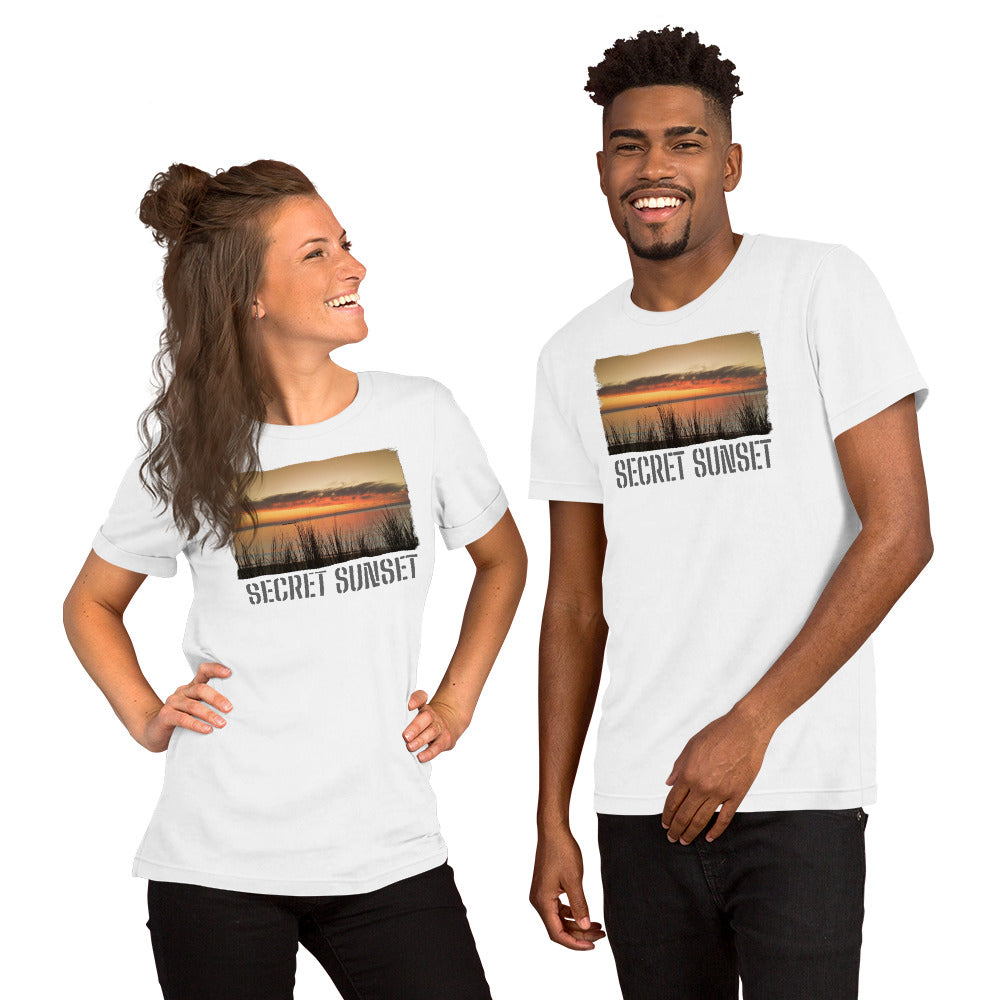 Short-Sleeve Unisex T-Shirt/Secret Sunset/Personalised - Enet Images