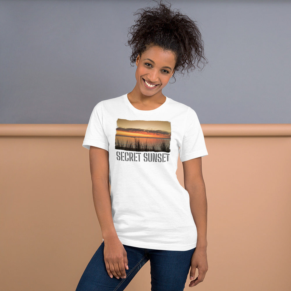 Short-Sleeve Unisex T-Shirt/Secret Sunset/Personalised - Enet Images