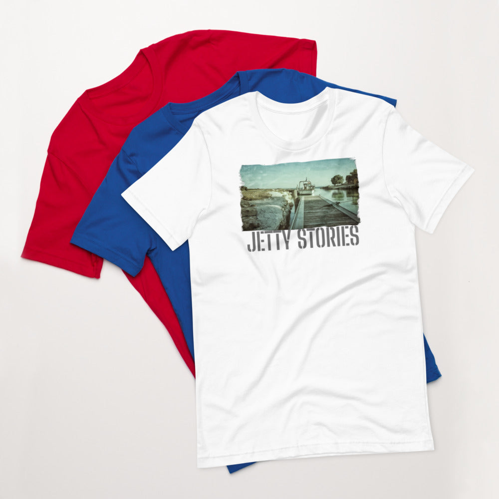 Short-Sleeve Unisex T-Shirt/Jetty Stories/Personalized - Enet Images