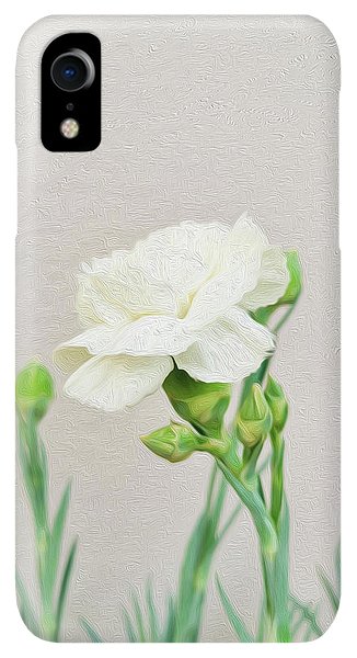 White Carnation - Phone Case - Enet Images