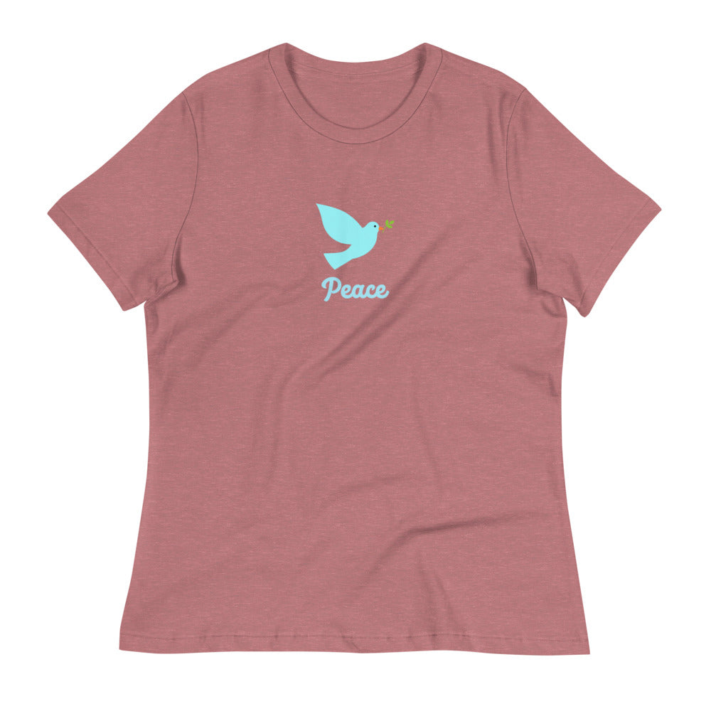 Women's Relaxed T-Shirt/Peace 2 - Enet Images
