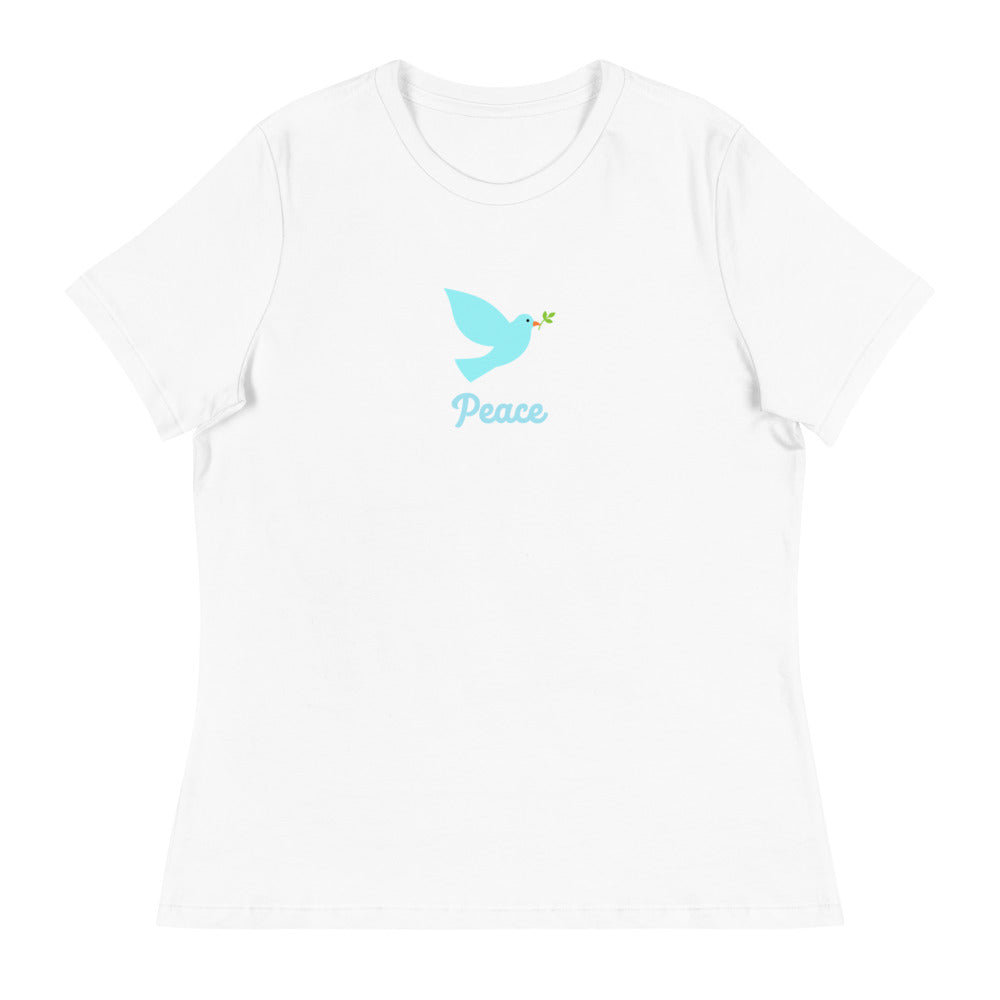 Women's Relaxed T-Shirt/Peace 2 - Enet Images