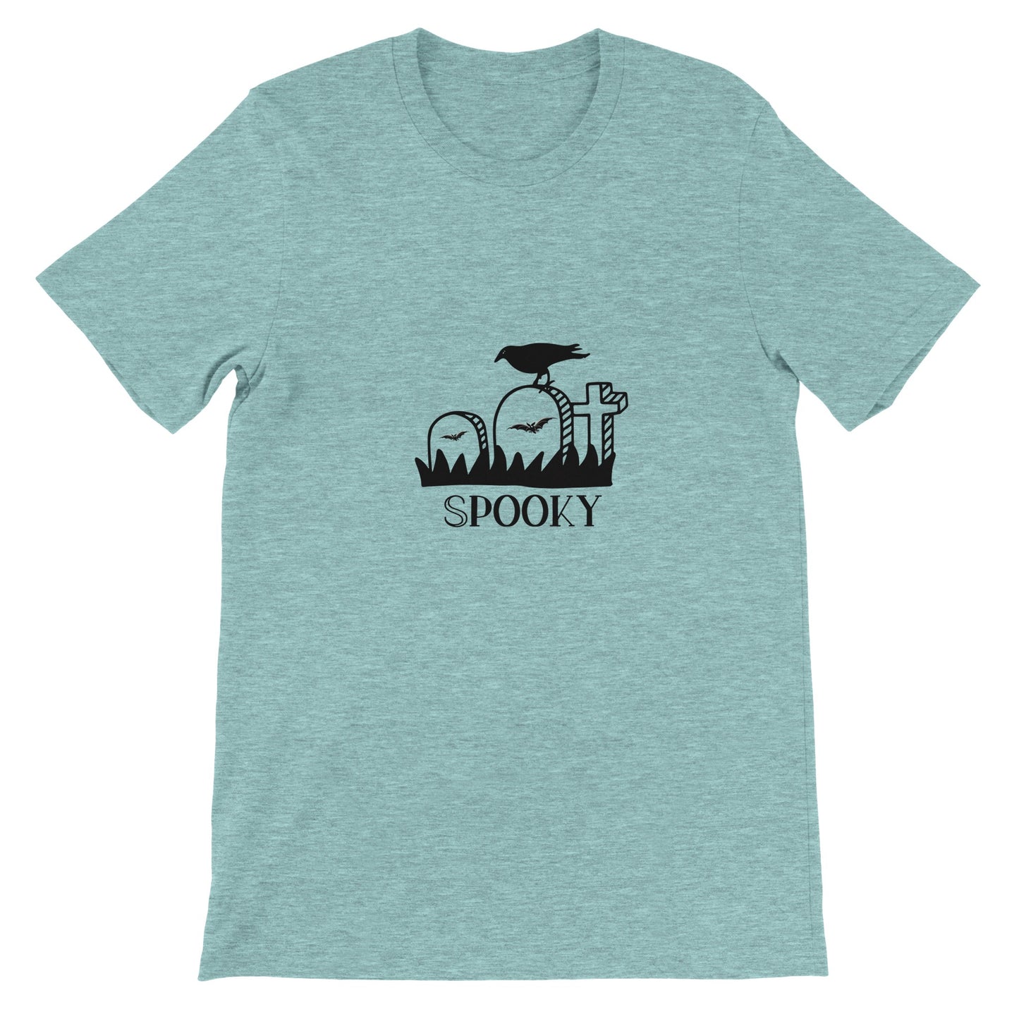 Budget Unisex Crewneck T-shirt/Spooky-Crow