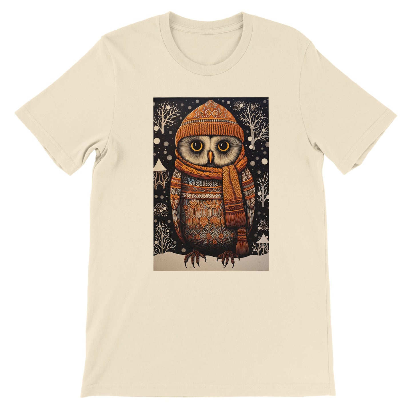 Budget Unisex Crewneck T-shirt/Owl-Winter