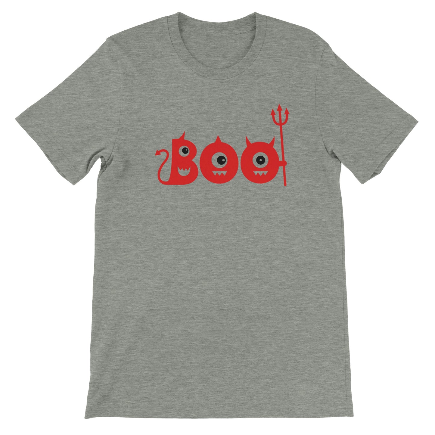 Budget Unisex Crewneck T-shirt/Boo-Halloween