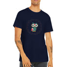 Budget Unisex Crewneck T-shirt/Cute-Colorful-Owl - Enet Images