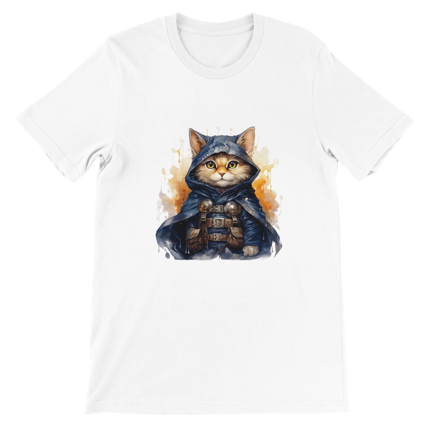 Budget Unisex Crewneck T-shirt/Cat-Crusader