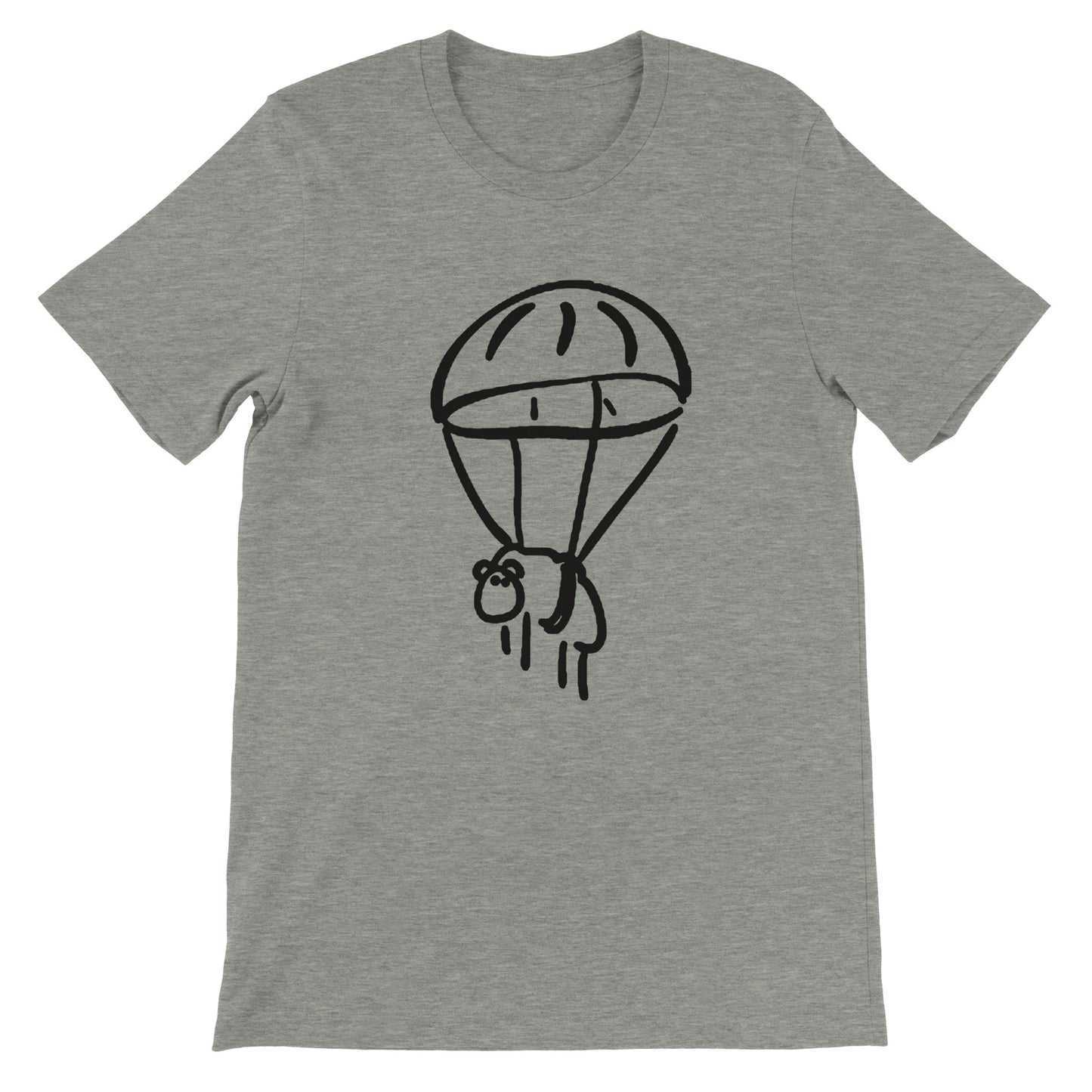 Budget Unisex Crewneck T-shirt/Sheep-Parachute