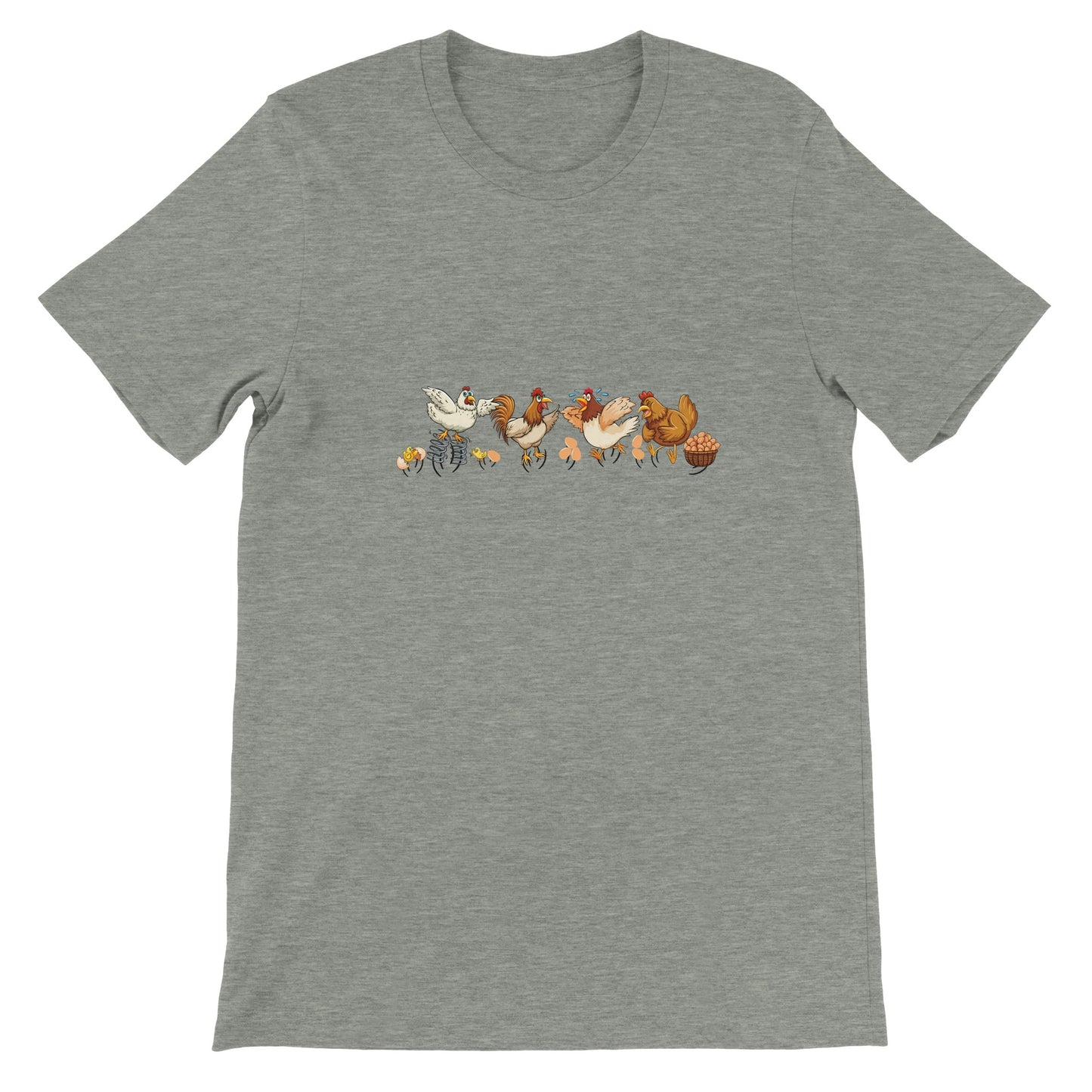 Budget Unisex Crewneck T-shirt/Chicken-Coop