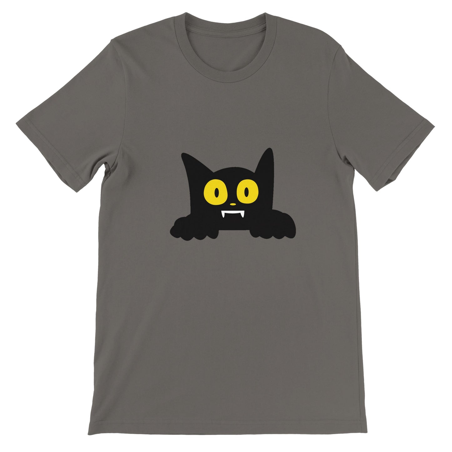 Budget Unisex Crewneck T-shirt/Cat-Halloween