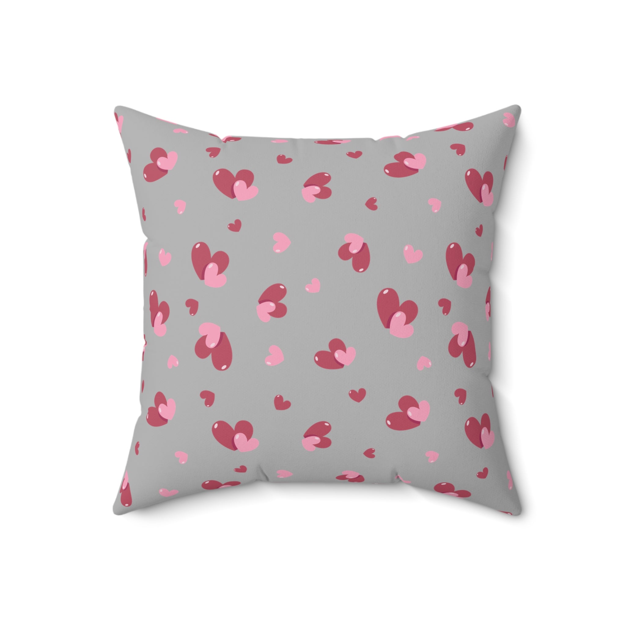 Valentine Hearts/Spun Polyester Square Pillow - Enet Images