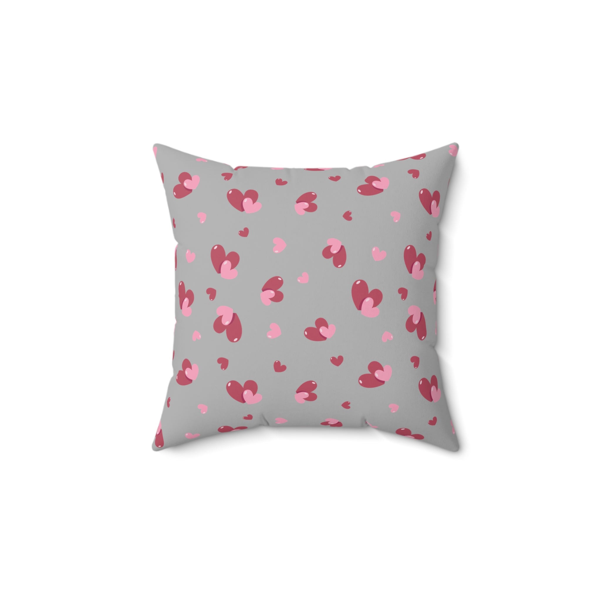 Valentine Hearts/Spun Polyester Square Pillow - Enet Images