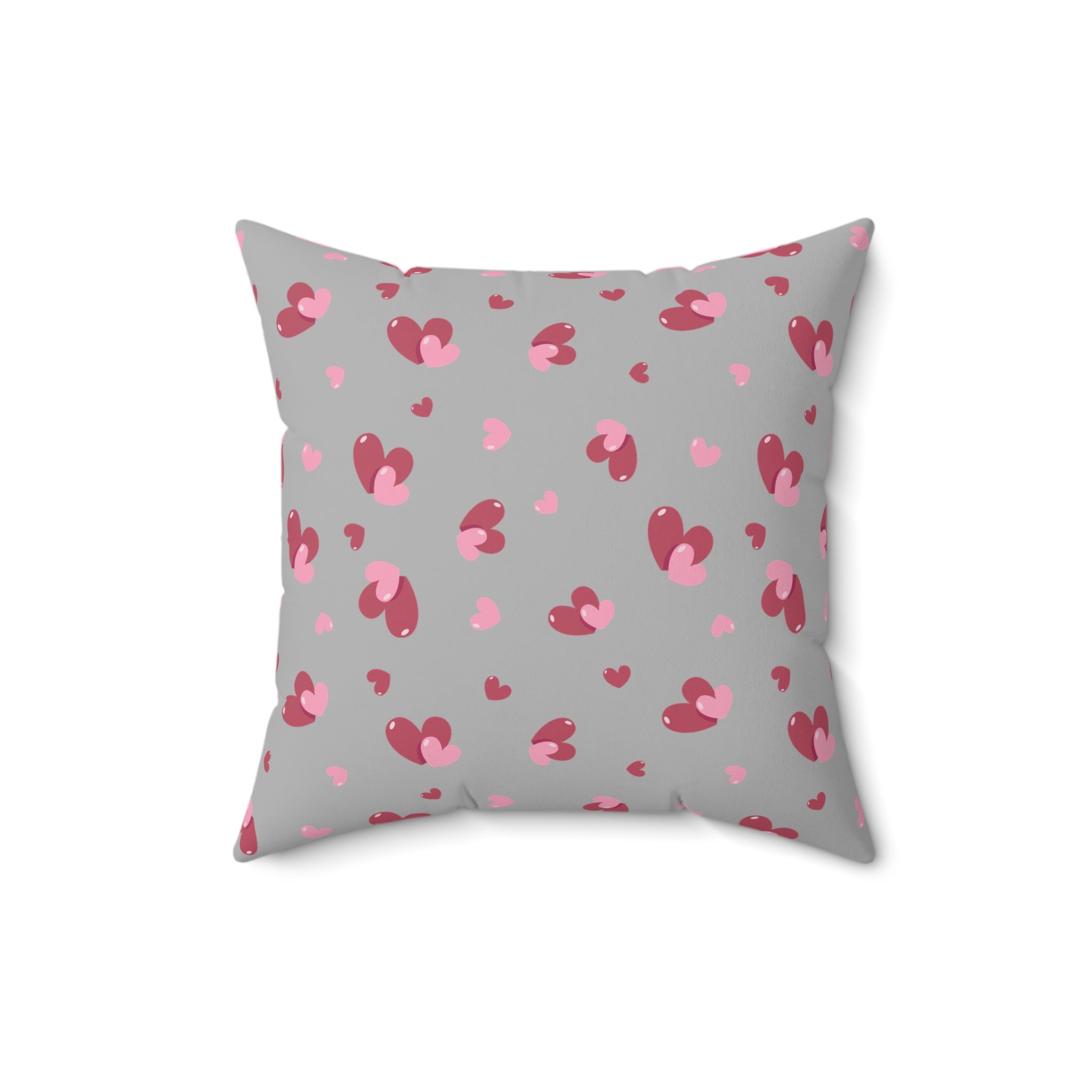 Valentine Hearts/Spun Polyester Square Pillow - Enet Images
