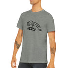 Budget Unisex Crewneck T-shirt/Sheep-Jumping-The-Fence - Enet Images