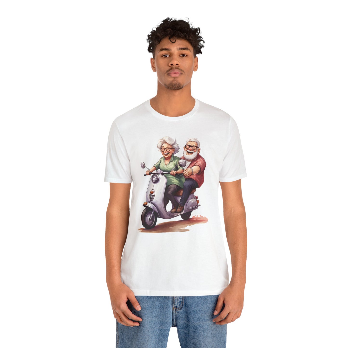 Budget Unisex Crewneck T-shirt/Grandparents-Vespa