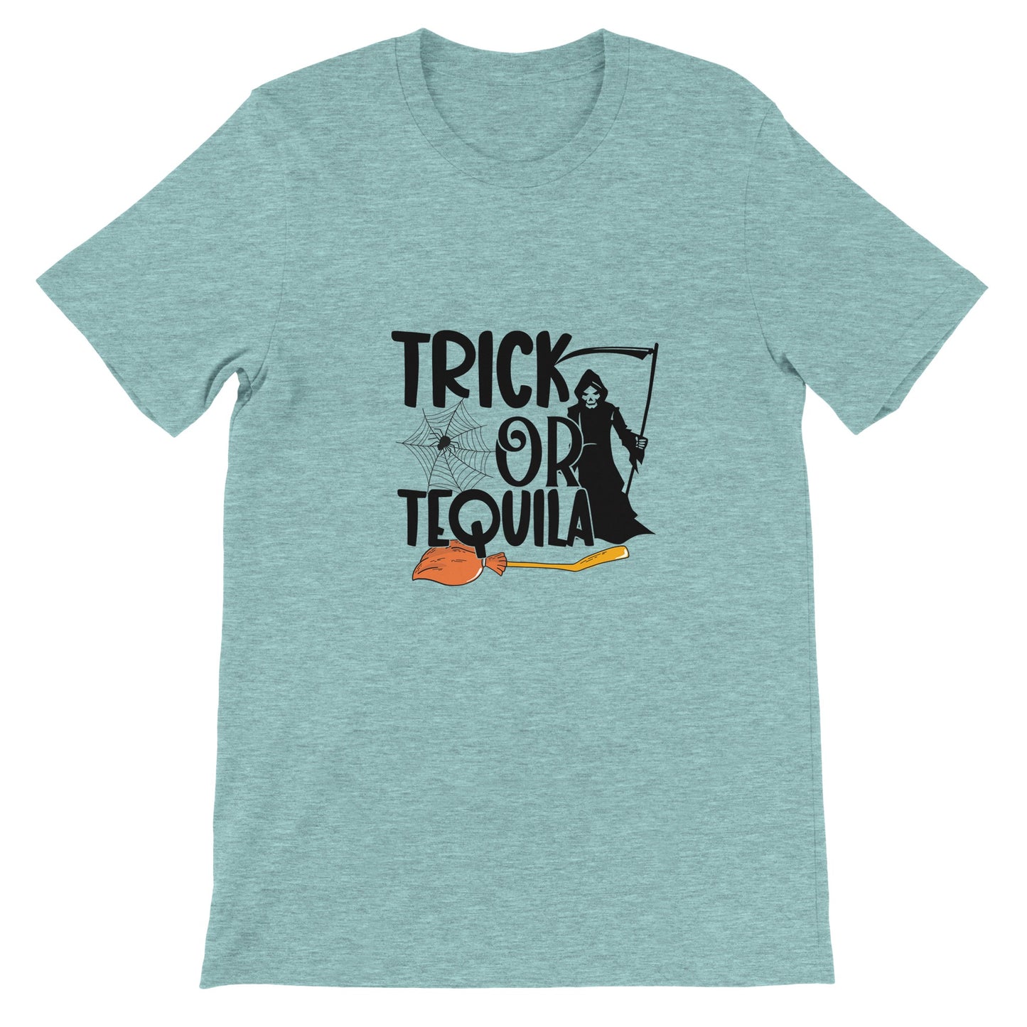 Budget Unisex Crewneck T-shirt/Trick-Or-Tequila