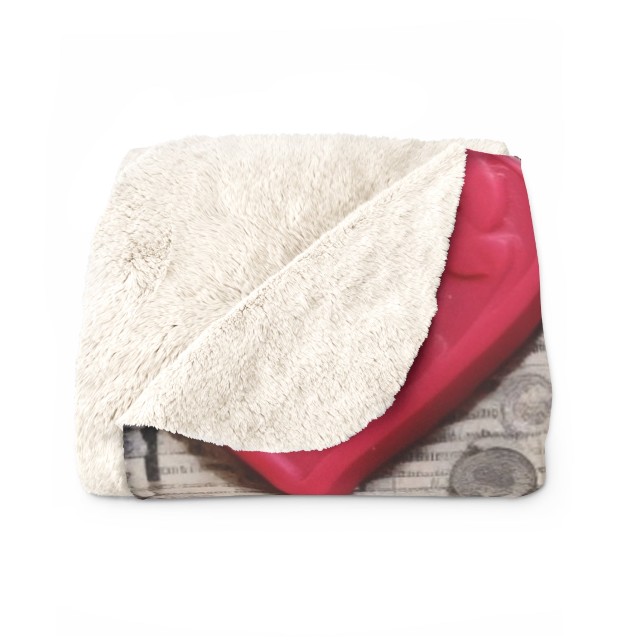 Valentine Romantic Couple/Sherpa Fleece Blanket - Enet Images