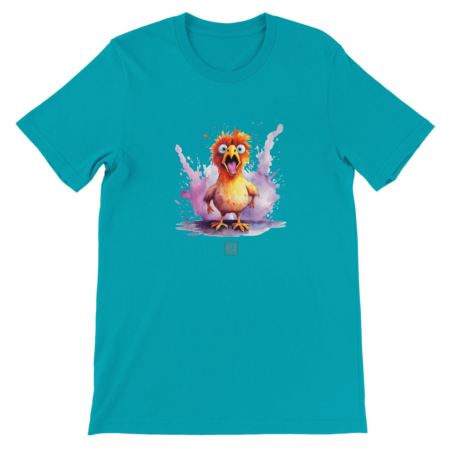 Budget Unisex Crewneck T-shirt/Chicken-Splash